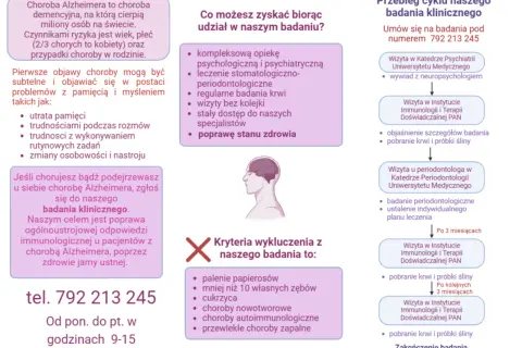Choroba Alzheimera: objawy, ryzyko i udział w badaniu klinicznym. Zgłoś się, jeśli podejrzewasz u siebie chorobę Alzheimera.