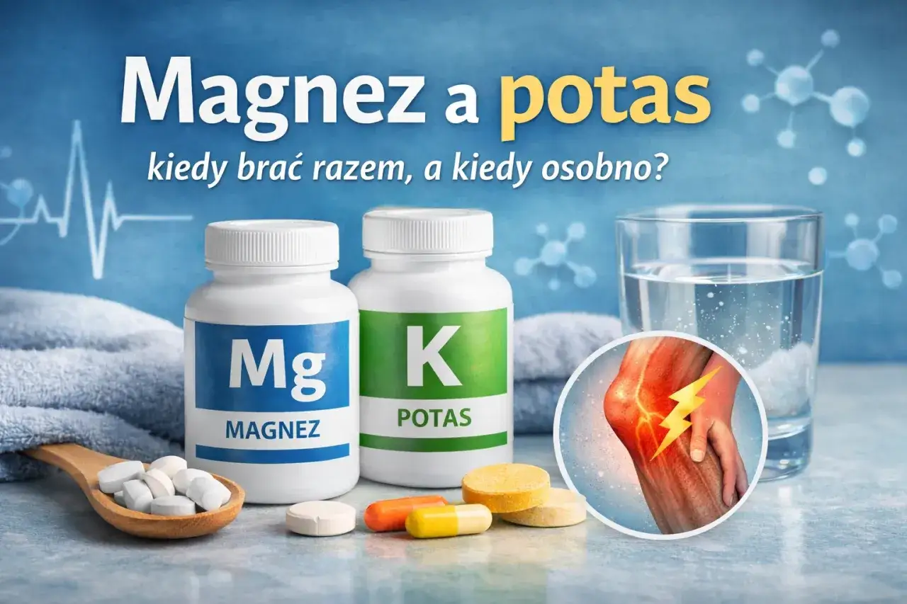 Magnez z potasem - kiedy ma sens i jak je bezpiecznie łączyć