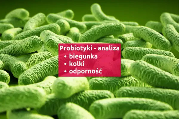 Probiotyki dla dzieci: analiza biegunki, kolki i odporności. Mikroskopijny obraz bakterii.